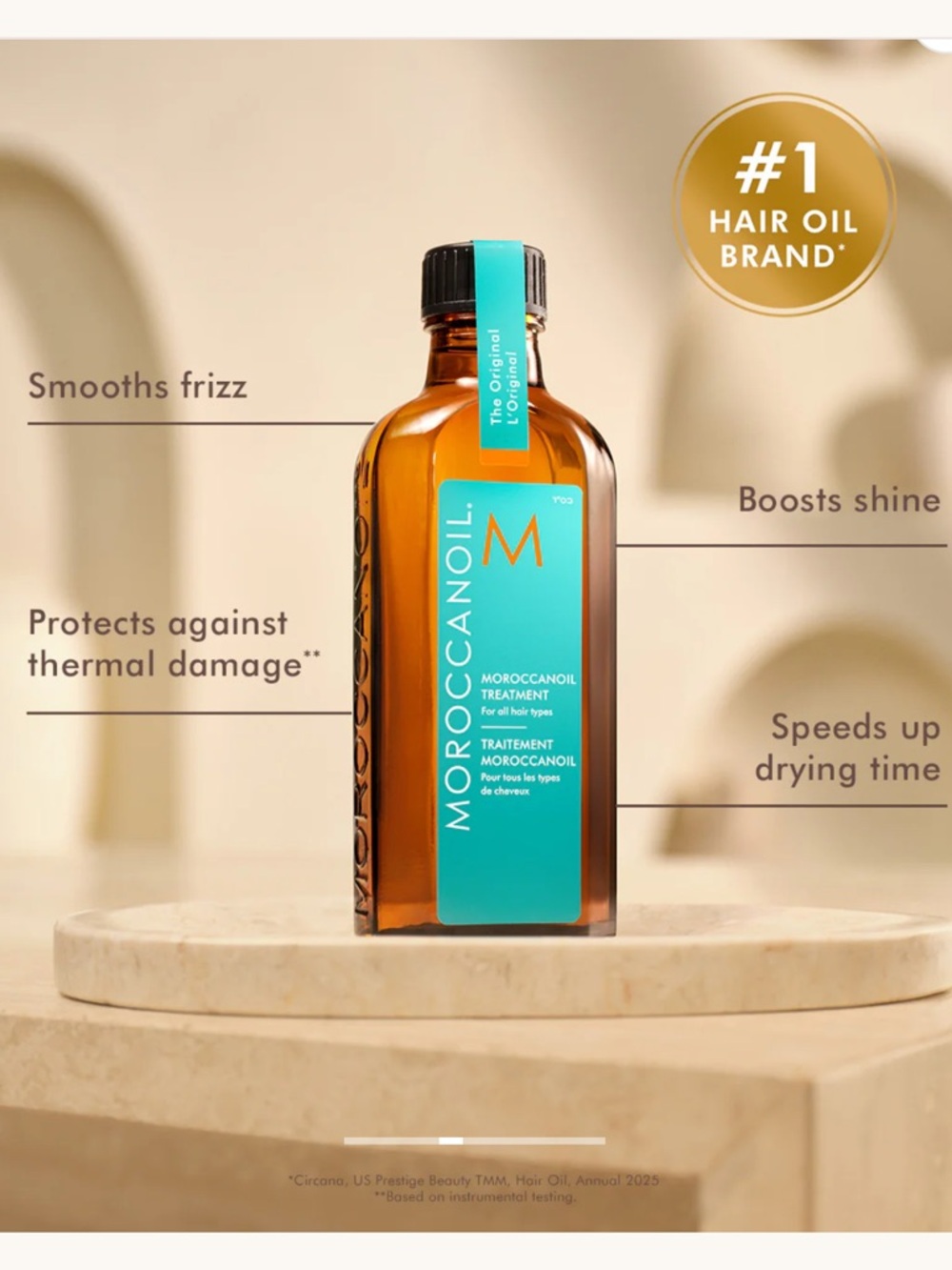 Sealed Moroccanoil Treatment Original 3.4 fl oz